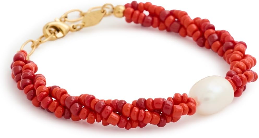 Anni Lu Women's Scarlet Wave Bracelet