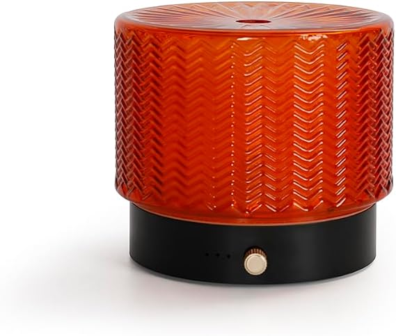 Glass Essential Oil Diffuser - 140ml Ultrasonic Aroma Diffuser with Adjustable Mist Modes, 4 Timers, and Mood Light