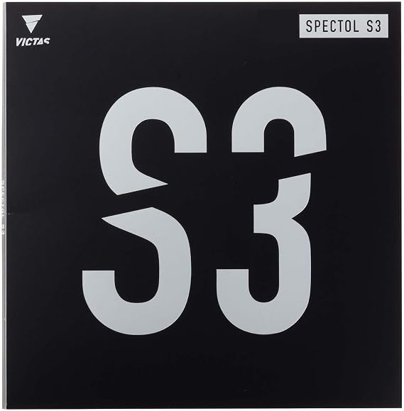 Victoras Spectol 210030 Table Tennis Rubber Spectrum S3 Speed Tension Table Soft Red/Black/Blue