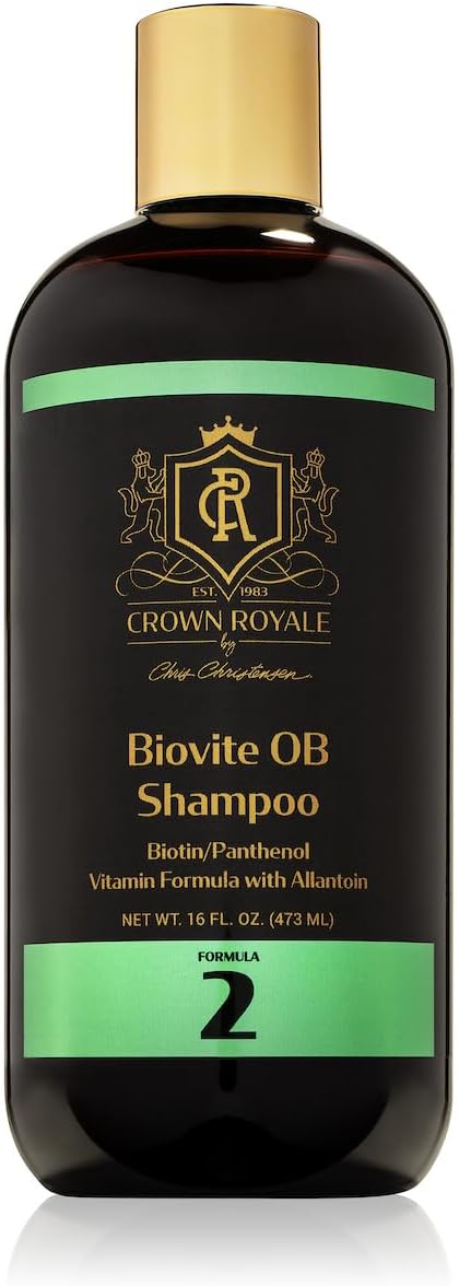 Crown Royale Biovite Formula 2 Dog Shampoo Concentrate, Adds Medium Bodied Texture, Adds Volume, Safe For Use on Cats and Dogs, Made in USA, 16 oz