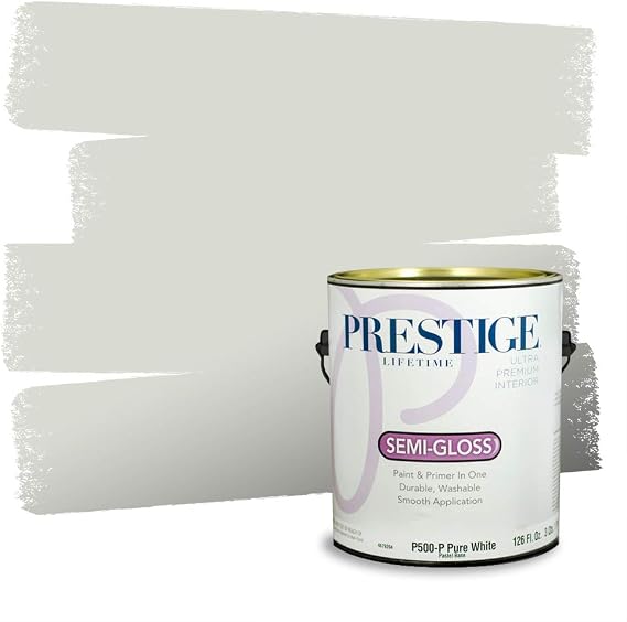 PRESTIGE Paints P500-P-5007-1BVP Paint and Primer In One, Stony Path, 1 gallon
