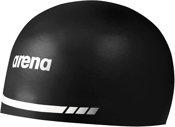 Arena Men's 3D Soft Cap Swim Cap 3D Soft Cap Swim Cap, Red, M