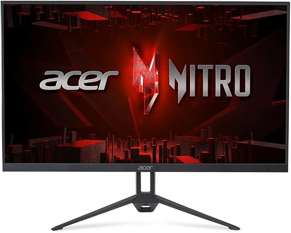 acer Nitro 27 Inch Full HD 1920 x 1080 IPS Gaming Monitor | AMD FreeSync Premium | 200Hz Refresh | Up to 0.1ms | Tilt | One Display Port 1.2 & One HDMI 2.0 | KG273 X1bmipx