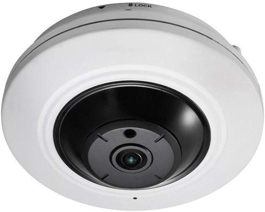 HIK 5MP Fisheye Dome POE IP Camera DS-2CD2955G0-ISU, 1.05mm Fixed Lens, 180° Fisheye View,Built-in Microphone, Built-in Micro SD Slot, POE, Support Face Detection，120dB True WDR