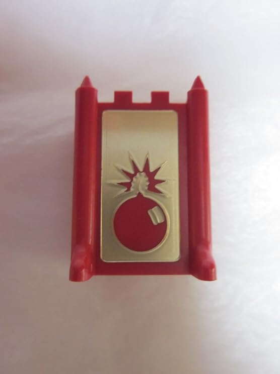 Stratego 1986 Vintage Game Piece: Red Bomb