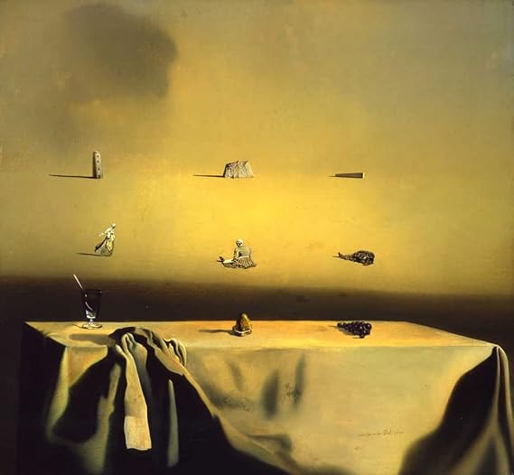 Salvador Dali Wall Art Dali Morphological-Echo Surrealist Framed Painting Canvas Art for Bedroom Livingroom Decoration Ready to Hang