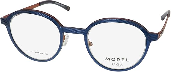 MOREL Oga 10203o Aluminium Eyeglass Frame/Glasses Lightweight Durable Eyewear