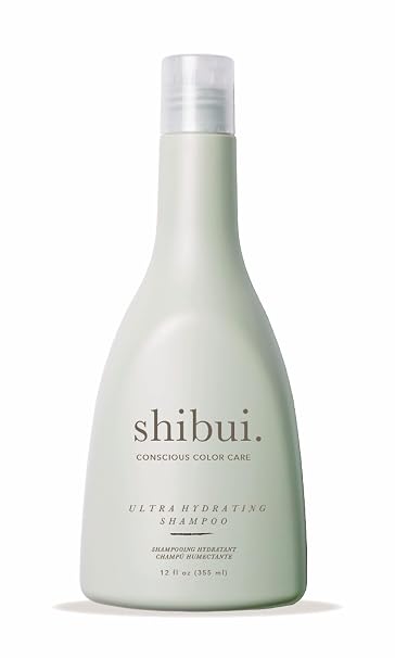 SHIBUI Conscious Color Care Ultra Hydrating Shampoo with Camellia & Lemongrass Oils - Silicone Free for Healthy and Clean Hair Medium to Coarse Fl Oz