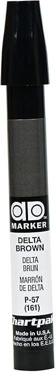 AD Marker The Original Chartpak, Tri-Nib, Delta Brown, 1 Each (P57)