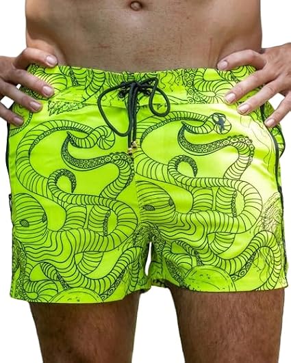 Tucann Men's Trunks 5" Compression Liner Quick Dry Chlorine Resistant