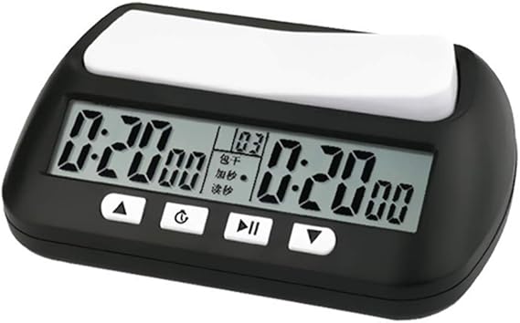 Professional Chess Clock Compact Digital Watch Count Up Down Timer Board Game Stopwatch Competition Hour Meter