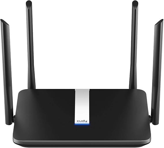Cudy AC2100 WiFi Router, Dual Band 2.4GHz, 5G Gigabit Wireless Internet Router for Home and Office, Gaming, Mesh Router, VPN Router, OpenWRT, OpenVPN, Long Range, WR2100