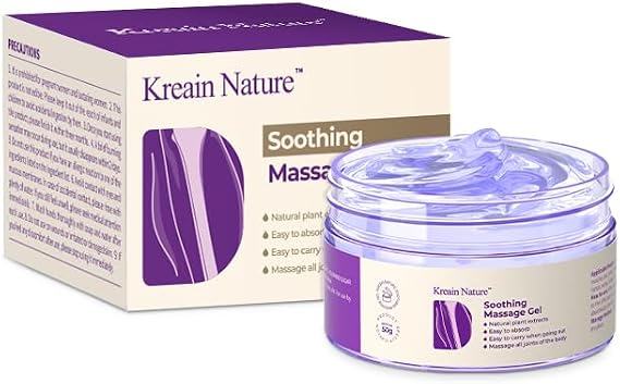 Joint Gel Purple Soothing Massage Gel Soothes Knees, Lumbar, Neck, Back, Shoulders, Hands, and Feet, 1.76 oz