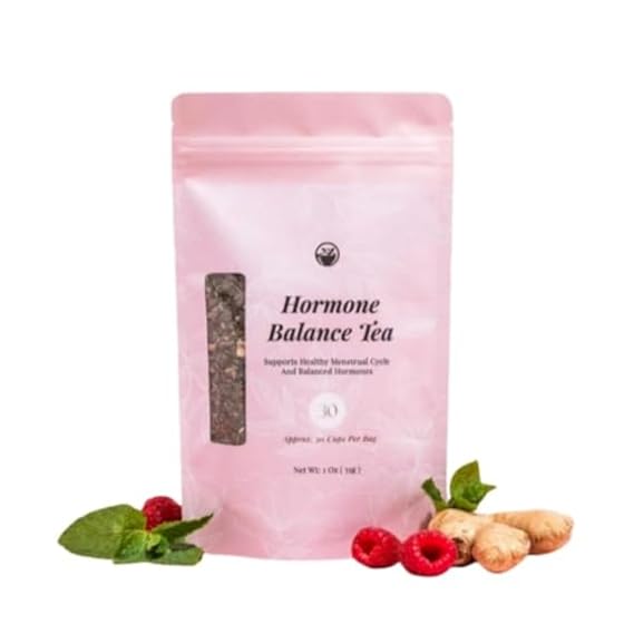 Herbal Tea for Hormone Balance - Natural Organic Loose Leaf Tea for Womens Wellness, Herbal Hormone Tea (1 pc/35g) (1 pc)