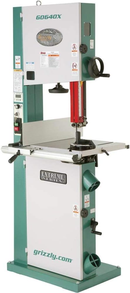 Grizzly Industrial G0640X - 17 2 HP MetalWood Bandsaw wInverter Motor