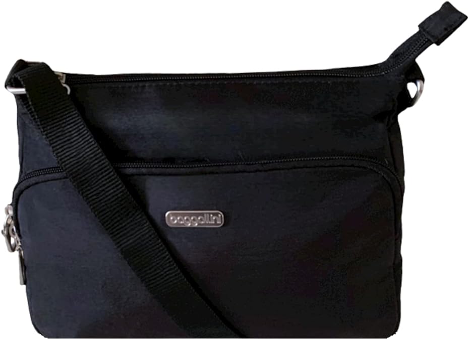 Baggallini Joey Large Crossbody Bag (Black)