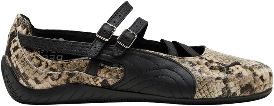 PUMA Womens Speedcat Ballet Slip On Flats Casual - Black
