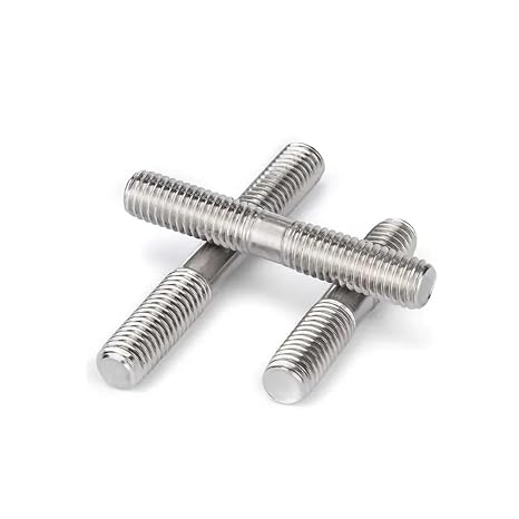 Double-Ended Threaded Rods - 304 Stainless Steel Partial Threaded Studs for Woodworking, M3~M16 Sizes(100mm M16 1Pcs)