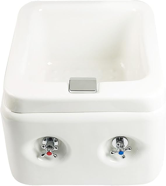 Acrylic Pedicure Sink Heated Foot Spa Foot Massager Spa with Heat and Massage Hot and Cold Adjustment Health Manicure Basin Pedicure Bowl Sink Spa Foot Shower Wash Salon
