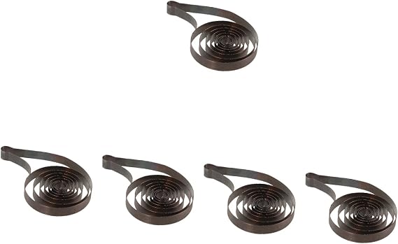5pcs Replacement Alarm Clock Metal Spring DIY Alarm Clock Supply for Clockwork Mechanism Repair