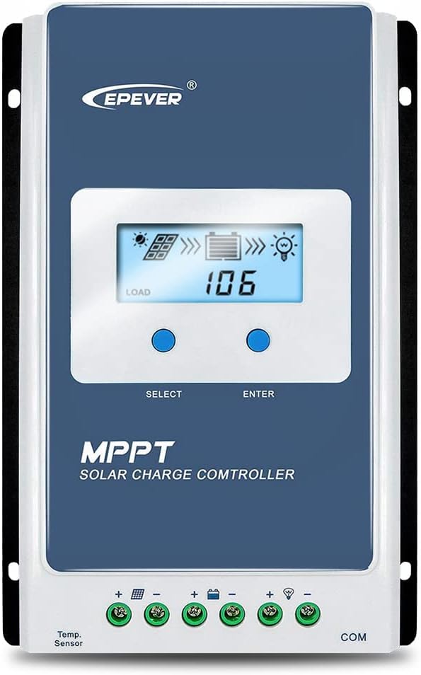 MPPT Solar Charge Controller Tracer A Series 20A with 12V24V DC Automatically Identifying System Voltage