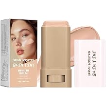Foundation Stick,Serum Boosted Skin Tint - Full Coverage Hydrating Concealer with Beauty Balm,24HR Natural Glow & Brightening for All-Day Flawless Skin