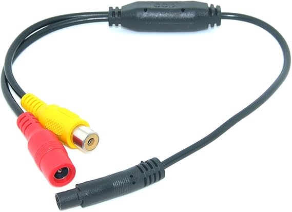 4-Pin to RCA (A/V) Adapter - 4 Pin to RCA Monitor/Camera Adapter