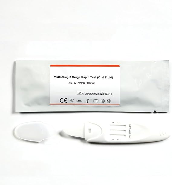 Amazon限定販売MS SALIVA III 「唾液」による3種類の薬物検査 3分で判定 簡単キット1個バラ売り