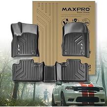 Premium MAXPRO 2021 Dodge Durango Floor Mats and Jeep Grand Cherokee Floor Mats, Custom Fit TPE Liners for 2016 2023 SUV Interiors, All Weather Waterproof Car Mats Set, Jeep Grand Cherokee Mats