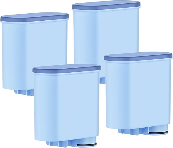 Water Filter for Philips AquaClean CA6903/10 CA6903/22-4 Pieces Filter Cartridge Compatible with Saeco Philips LatteGo Fully Automatic Coffee Machine - BPA-Free, Lime-Free, Improves Taste