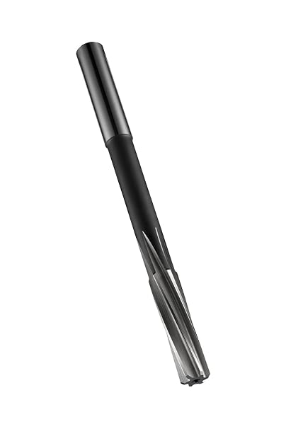 Dormer B18010.0 NC Reamer for High Precision Chucks, Bright Coating, Cobalt High Speed Steel, Head Diameter 10 mm, Flute Length 38 mm, Full Length 133 mm