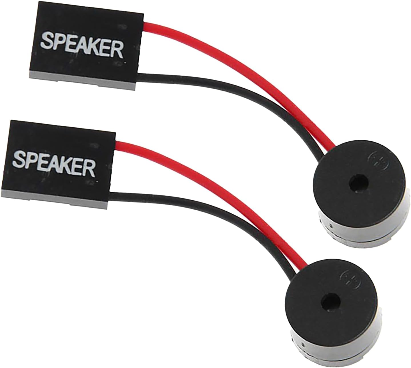 2pcs Motherboard Speaker Plug Buzzer PC Built-in Speaker System Alert Activation Sound Simple Beep Design