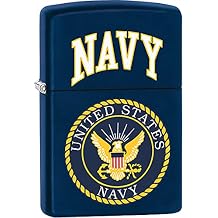 Zippo Lighter - with Navy Crest Imprint