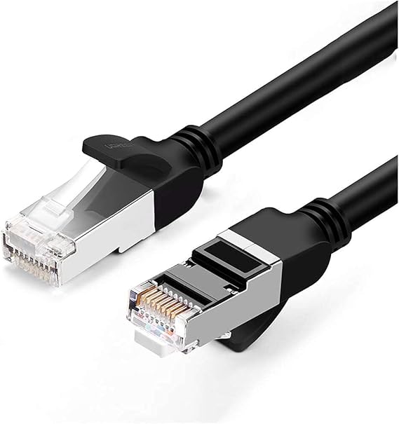 Ugreen Cat6 Pure Copper Metal Connector Ethernet Cable Black 2 Meters