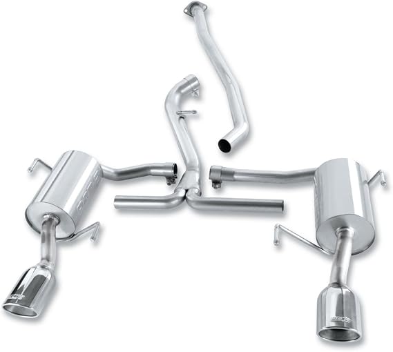BORLA 140324 Cat-Back Performance Exhaust System for 2008-2011 Subaru Impreza 2.5L 4 Cyl. Automatic/Manual Transmission All Wheel Drive 4 Door Sedan.