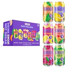 Swoon Best Sellers Pack - Low Carb, Paleo-Friendly, Gluten-Free Keto Drink - Made with 100% Natural Lemon Juice Concentrate, Sugar Free Iced Tea & Lemonade - 12 fl oz Pack of 12