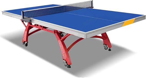 Xiangyun 328a Double-Folding Mobile Indoor Standard Table Tennis Table Competition-Grade, with Quick-Clamp Table Tennis Net