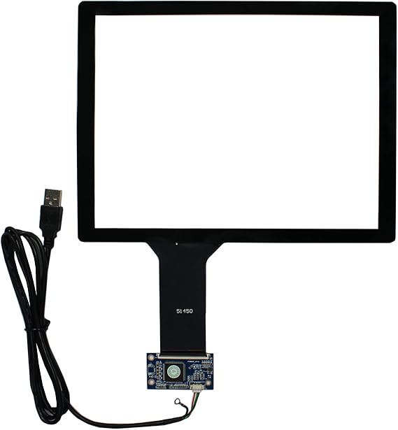 10.4" Capacitive Touch Sensor Panel,Support 10 Points Multi-Touch | for 10.4" 4:3 1024x768 VS104T-004A,800x600 VS104T-001A LCD Screen
