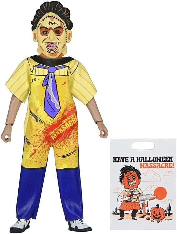 NECA Texas Chainsaw Massacre Leatherface 6-Inch Scale Clothed Action Figure, Horror Movie Character, Halloween Collection