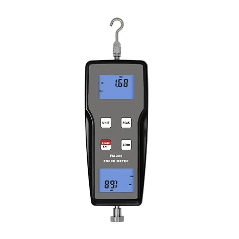 Digital Dynamometer, FM-204 Dynamometer Measuring Instruments Thrust Analog Push Pull Force Gau Used Electronics, Building Hardware Used in Electronics(FM-204-50K)