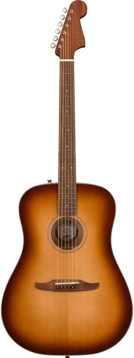 Fender Redondo Classic Acoustic Guitar, Aged Cognac Burst, Pau Ferro Fingerboard, with Gig Bag