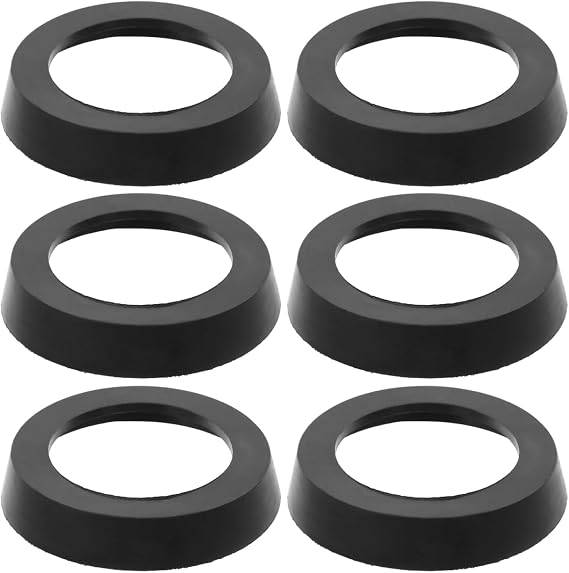 Replacement Pump Seal Cups 6-Pack Universal Hand well Pump Leather Cups 3.14X0.55 Inch Rubber Water Accessories for Home and Outdoor Manual Use