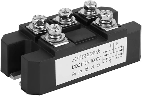 5 Terminals 3 Phase Bridge Rectifier, Bridge Rectifier, 3 Phase Diode Bridge, for PWM Inverter Electric Current Input Battery Charging