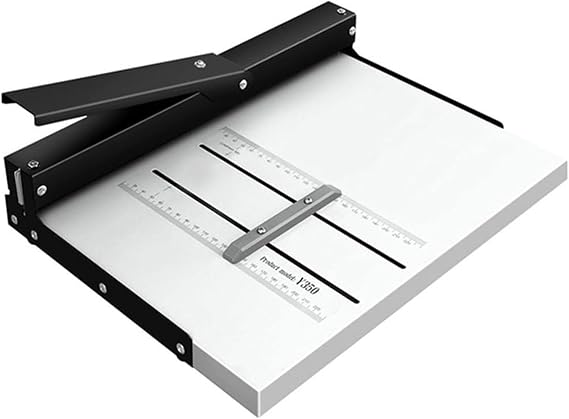 Manual Creasing Machine, 350 mm Paper Folding Machine with Positioning Ruler and Adjustable Block, Groove Depth 0.8 mm, for Coupon, Label and Cardstock