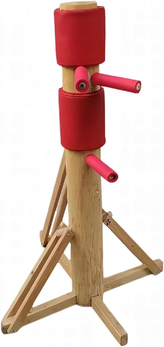 Wing Chun Wooden Dummy - Freestanding Martial Arts Training Equipment for Youth, Ideal for Kung Fu Practice, Durable and Sturdy Design for Effective Training