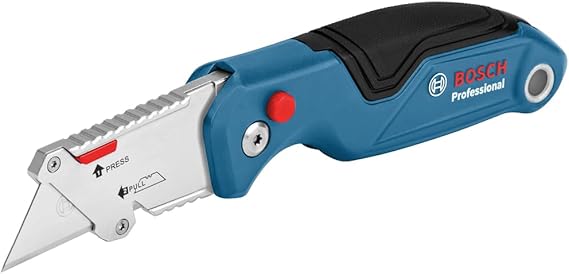 Bosch Professional PH2, 1600A016BL,Katlanır Bıçak (2 Yedek Bıçak)