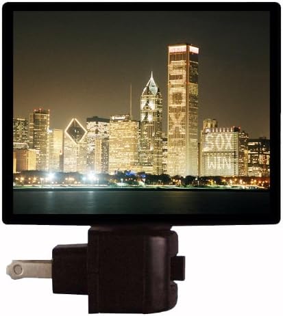 Chicago Sports Night Light, Sox Win, Chicago Skyline