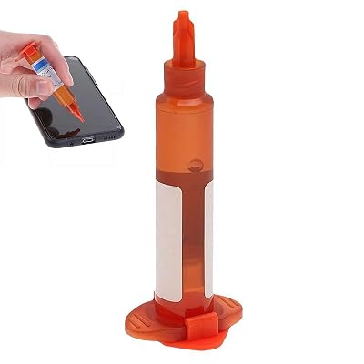 Fix Cracked Cell Phone Screen Glue, Glass Repair UV Glue, Liquid Optical Clear Adhesive Glue, Adhesive Repair Tool for Mobile Phone, Tablet Computer 10ml