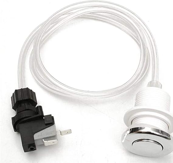 16A On Off Push Button Switch Jetted Whirlpool Jet For Bath Tub Spa Garbage