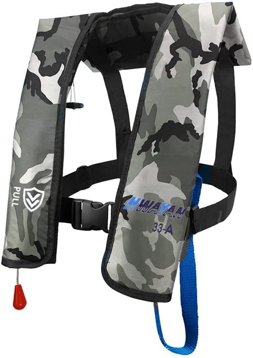 Automatic Inflatable Life Jacket |Inflatable Life Protective Clothing Basic | Supports up 330 lbs